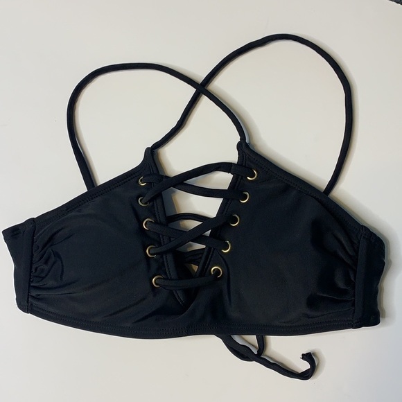 Black Swim Top - Picture 1 of 7